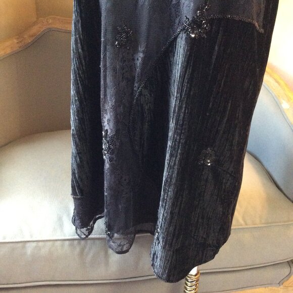 Topshop beaded velvet shift, worn once! - Picture 3 of 16